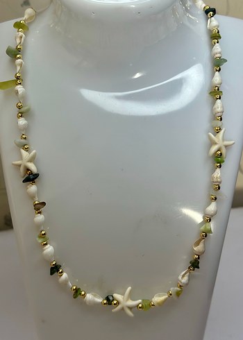 Mini Çok Renkli Boncuklu Bohem Kolye - Görsel 3