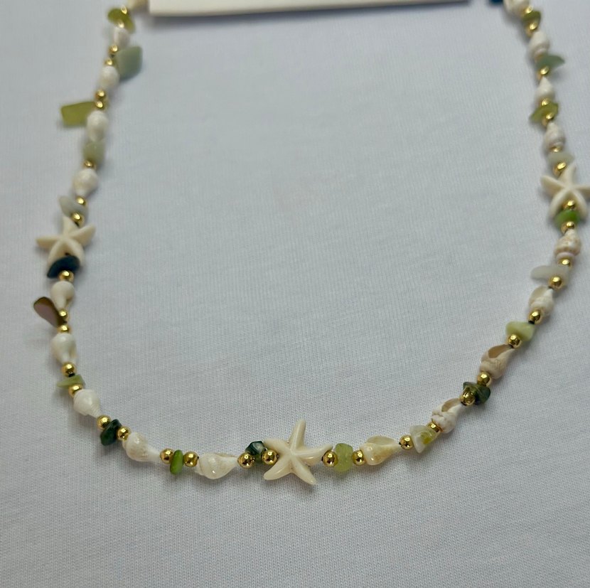 Mini Çok Renkli Boncuklu Bohem Kolye - Görsel 2