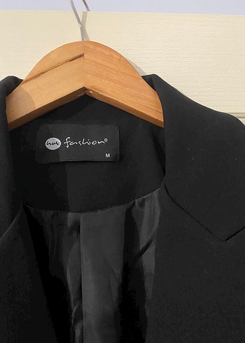 Diğer Düğmeli Siyah Kadın Blazer Ceket