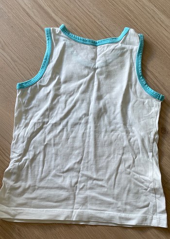 Baskılı Beyaz Erkek Çocuk Atlet - Görsel 2