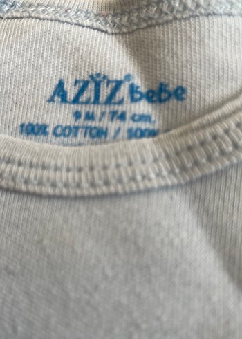 Uzun Kollu Mavi Bebek Çıtçıtlı Body - Görsel 2