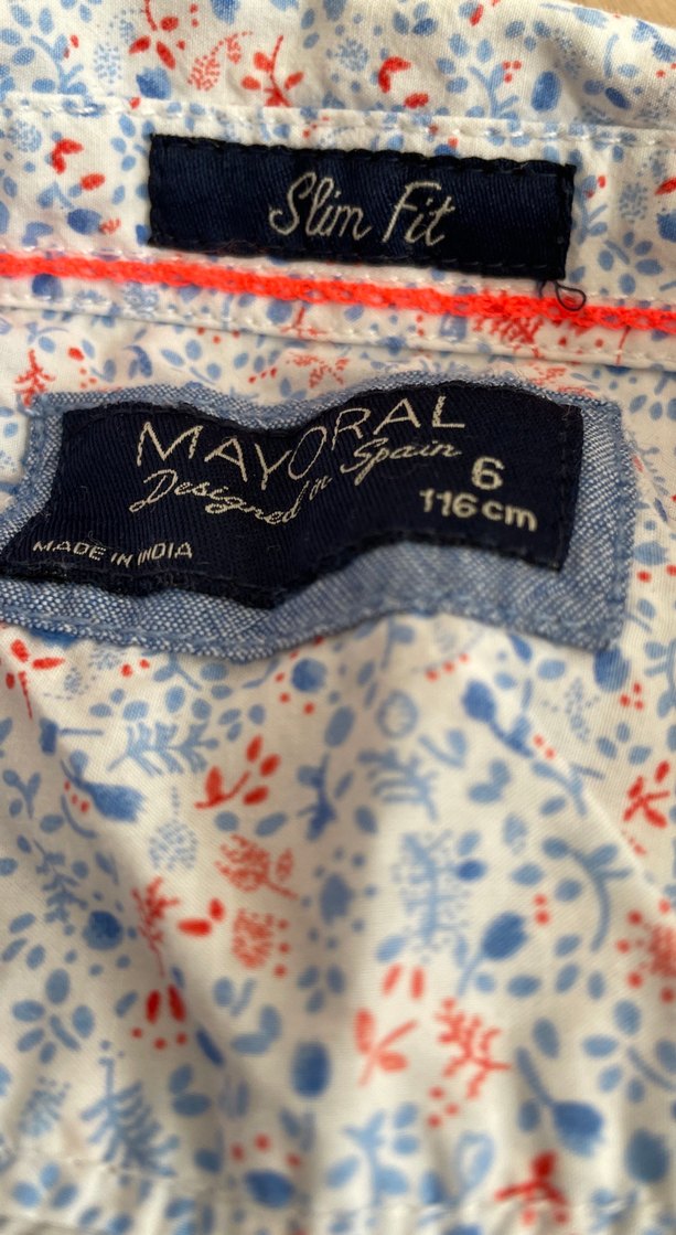 Çok Renkli Pamuklu Uzun Kollu Baskılı Bluz - Görsel 2