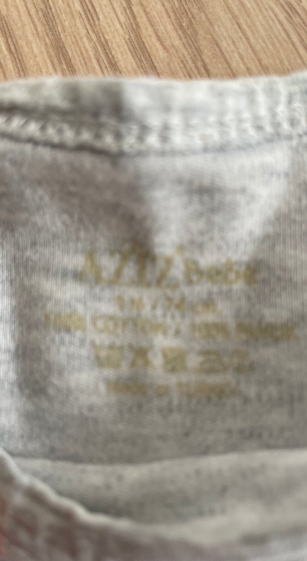 Gri Uzun Kollu Bebek Kız Body - Görsel 2