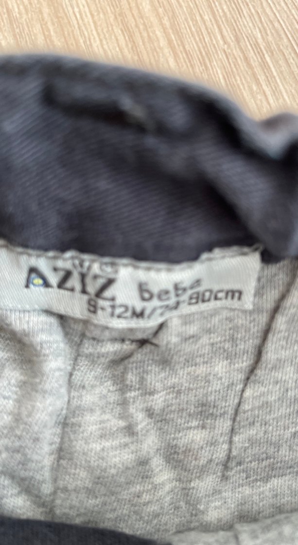 Erkek Çocuk Gri Bol Kesim Denim Pantolon - Görsel 3