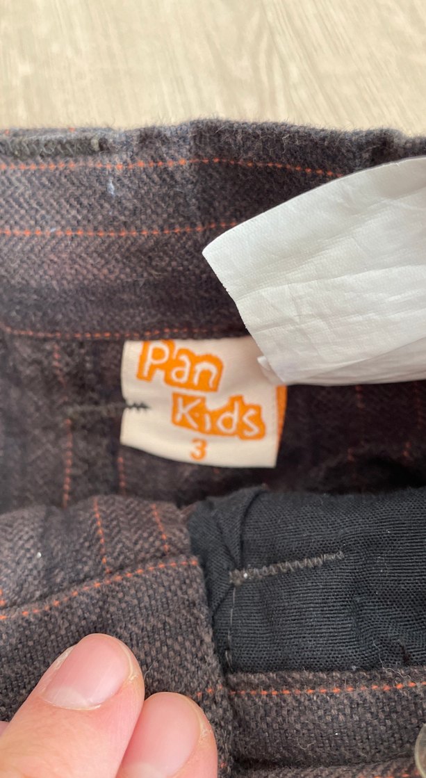 Erkek Çocuk Çizgili Kemerli Kot Pantolon - Görsel 2