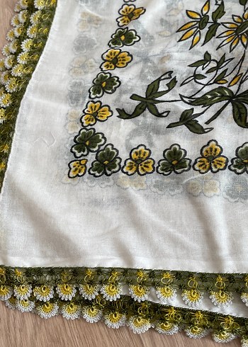 Dantel Detaylı Bohem Kadın Fular - Görsel 2