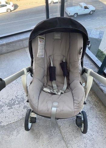 Gri Bebek Arabası ve Oto Koltuğu Seti - Görsel 3