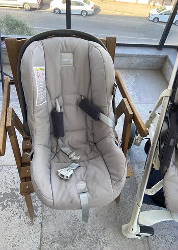 Gri Bebek Arabası ve Oto Koltuğu Seti - Görsel 7