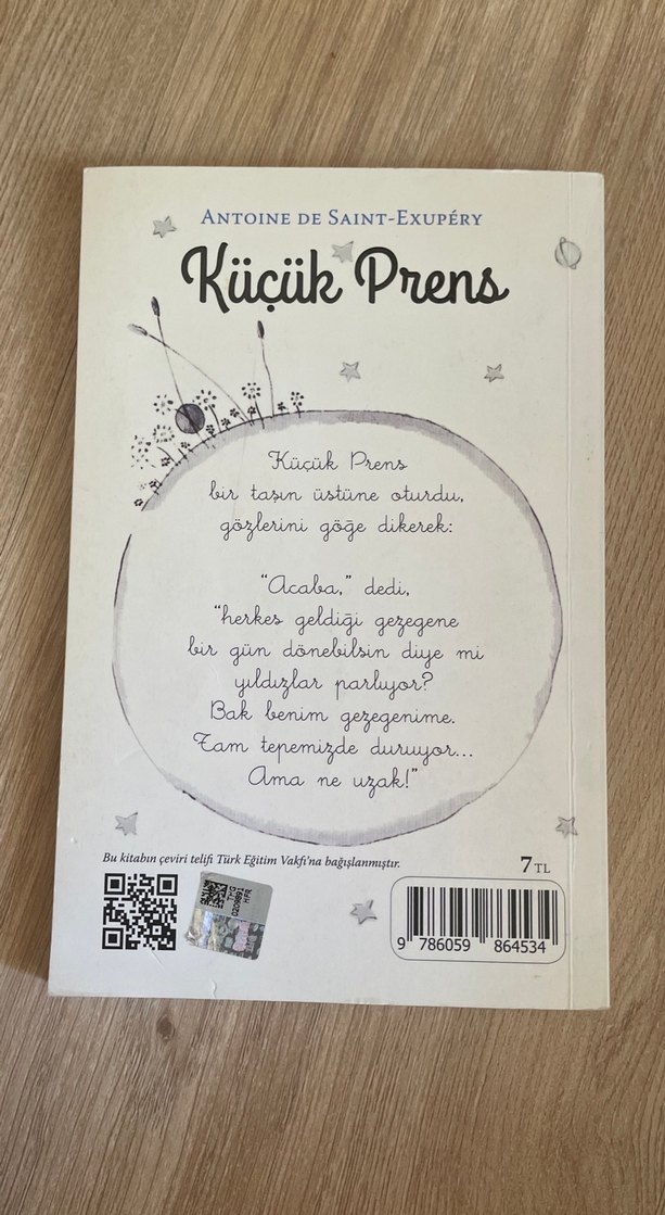 Küçük Prens - Azra Erhat Çevirisi - Görsel 2