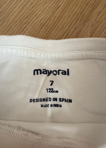 Mayoral Beyaz Baskılı Erkek Tişörtü