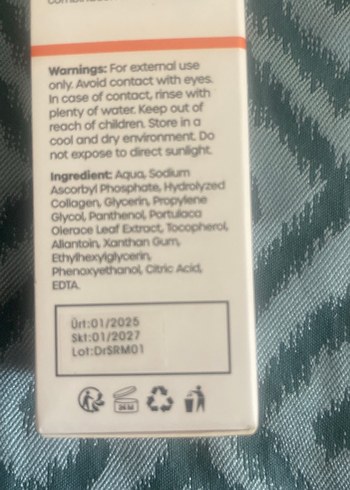 Diğer Manolya %10 Vitamin C+ Kolajen Serumu 30 ml