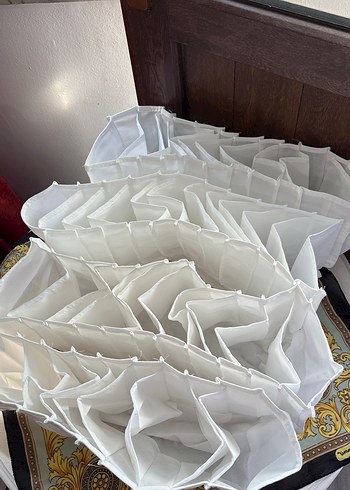 11 bölmeli bez çekmece içi düzenleyici