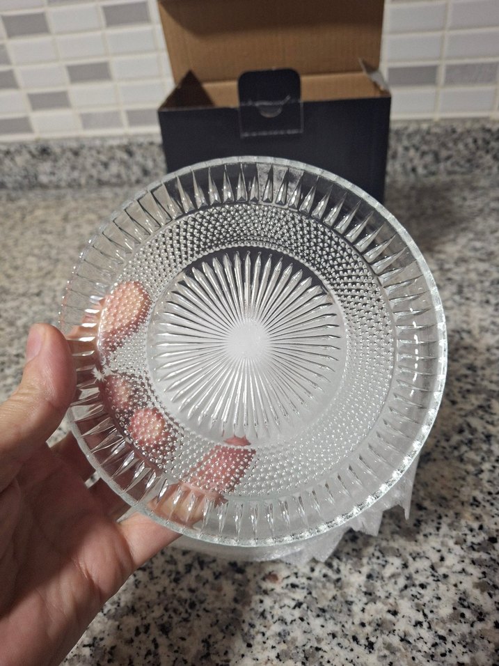 Şeffaf Cam Tabak - Görsel 2