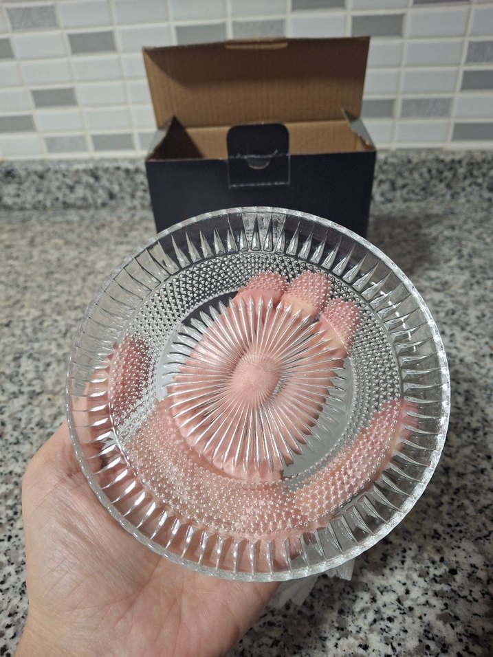 Şeffaf Cam Tabak - Görsel 3