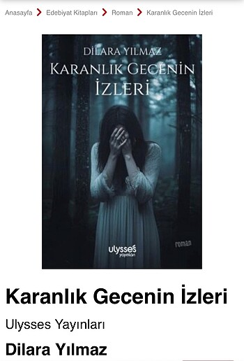 Karanlık Gecenin İzleri Güncel Kitap