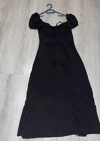 Trendyol & Milla Siyah Uzun Gotik Kadın Elbise