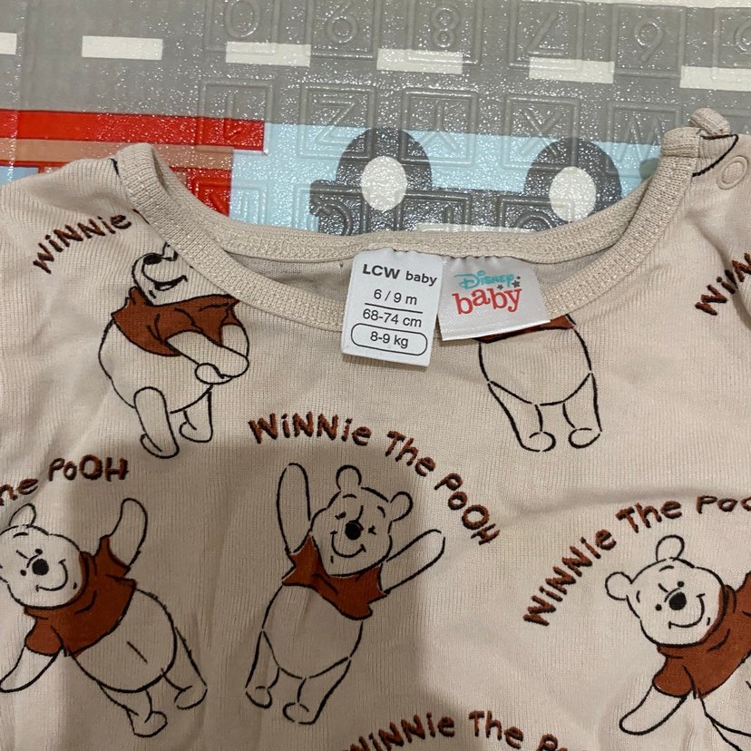 Uzun Kollu Kahverengi Bebek Tulum - Görsel 2