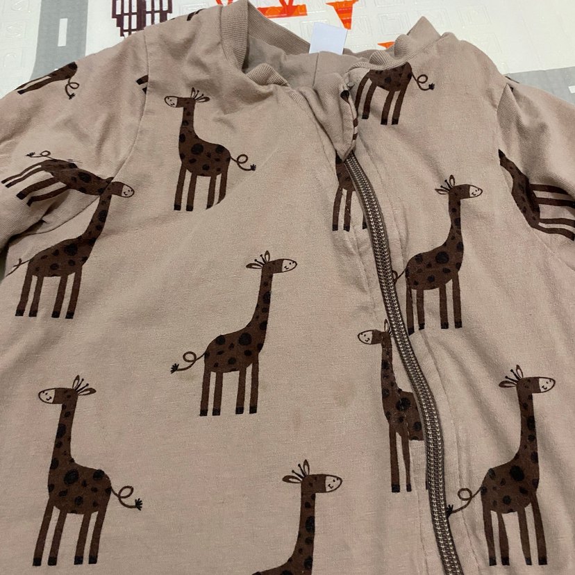 Kahverengi Fermuarlı Erkek Bebek Tulum - Görsel 2