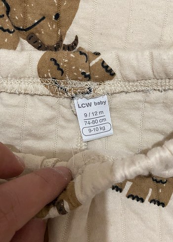 Kahverengi Baskılı Bebek Erkek Takımı - Görsel 2