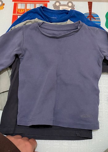 Gri Erkek Çocuk Kısa Kollu Tişört - Görsel 3