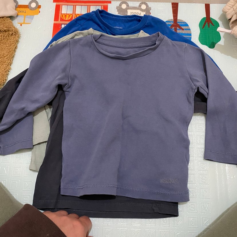 Gri Erkek Çocuk Kısa Kollu Tişört - Görsel 3