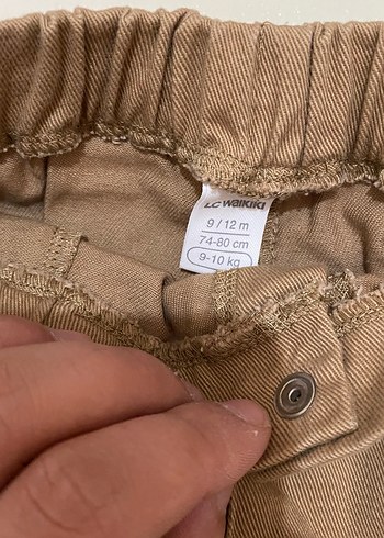 Düğmeli Kahverengi Erkek Çocuk Pantolon - Görsel 2