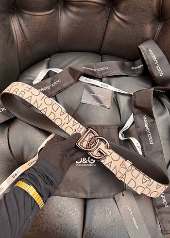  Beden beyaz Renk DOLCE GABBANA luxury ithal kemer