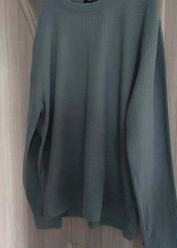 Gri Erkek Triko Salaş Kazak mağazaların iade değişim ürünleridir - Görsel 3