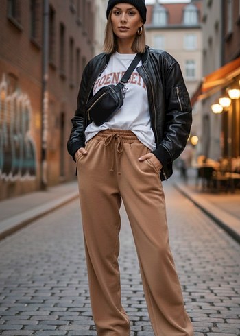 kadife spor eşofman altı - Görsel 2