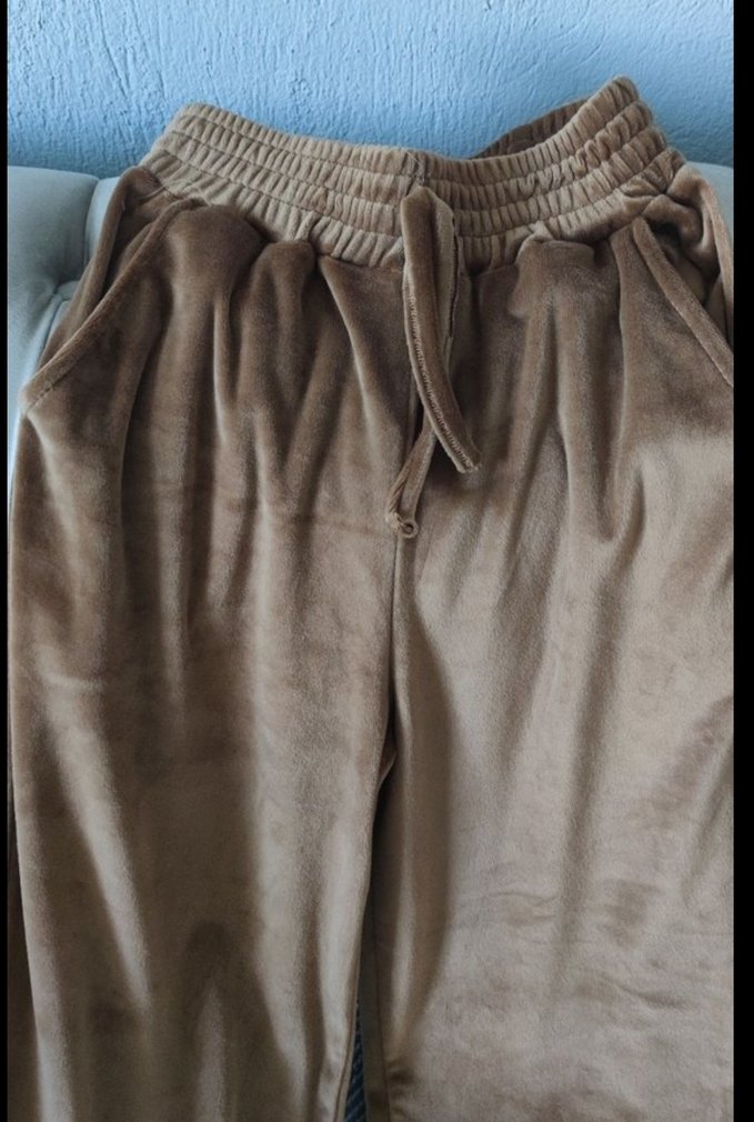 kadife spor eşofman altı - Görsel 4