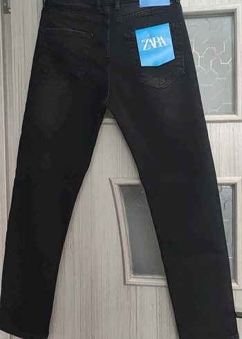 Siyah Düğmeli erkek Kot Pantolon - Görsel 7