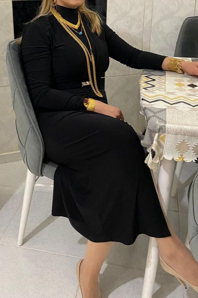 Altın Zincir Detaylı Kadın Vücut Zinciri - Görsel 3