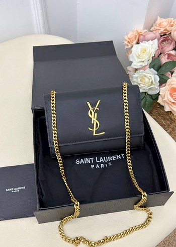 Yves Saint Laurent Saint Laurent Siyah Zincirli Capraz Canta