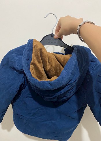 LC Waikiki Düğmeli Mavi Erkek Çocuk Mont