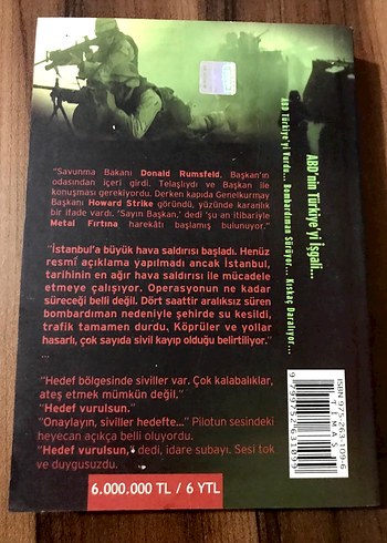 Metal Fırtına - Politik Kurgu Roman - Görsel 2