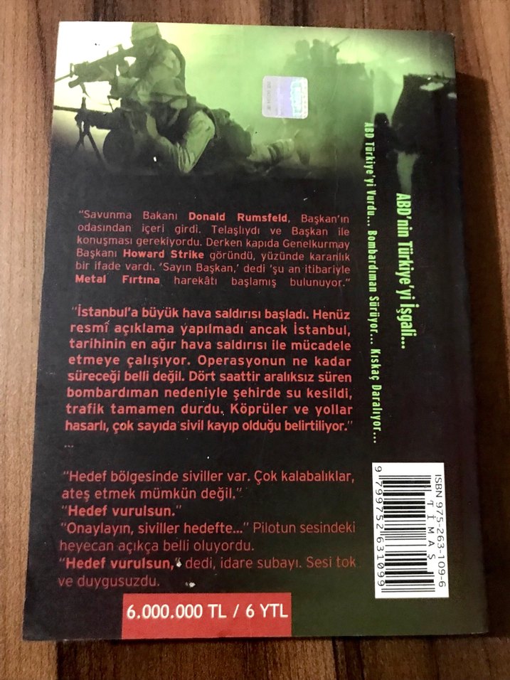 Metal Fırtına - Politik Kurgu Roman - Görsel 2