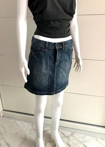 Yessica Denim Mini kot Etek