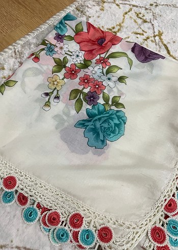 Çeyizlik tülbent hepsi yeni hiç kullanılmadı - Görsel 2