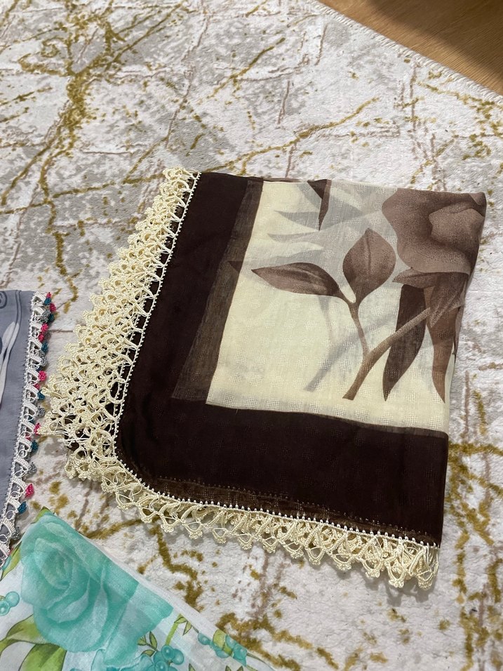 Çeyizlik tülbent hepsi yeni hiç kullanılmadı - Görsel 5