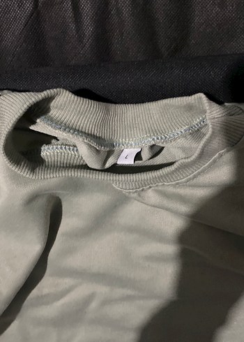 Gri Kadın Süet Tişört - Görsel 2