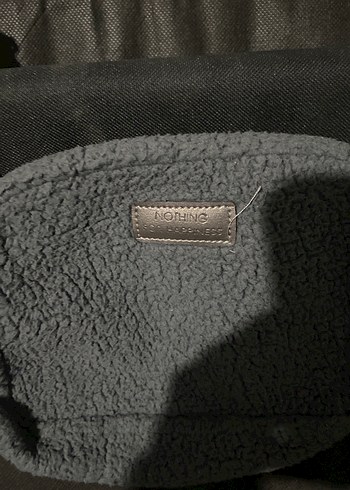 Gri Peluş Kadın Omuz Çantası - Görsel 2