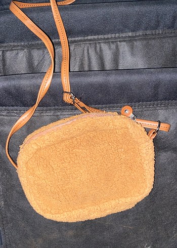 Kahverengi Peluş Kadın Çanta - Görsel 3