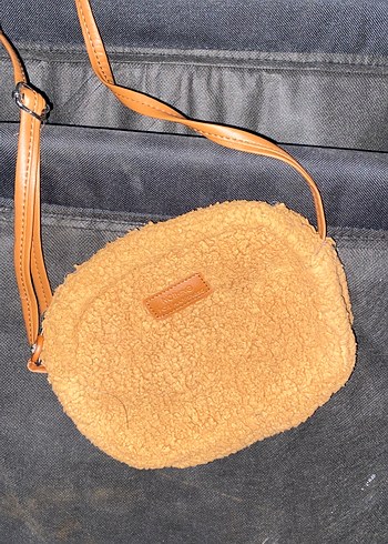 Kahverengi Peluş Kadın Çanta - Görsel 2