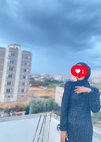 Abiye Siyah Uzun Kollu Payetli Gotik Nişan Elbisesi