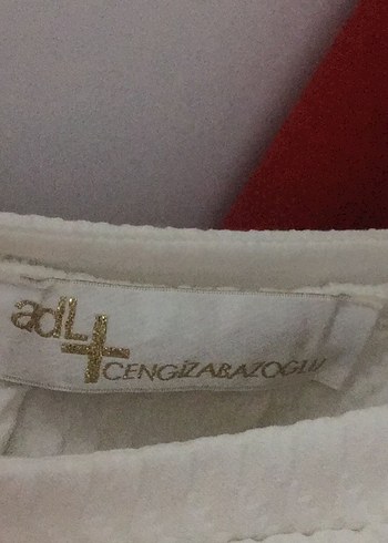 Adil Işık Adl/Cengiz Abazoğlu Beyaz Pilili Kolsuz Triko Elbise