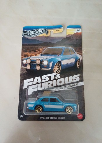 Hot Wheels 1970 Ford Escort RS1600 Mavi Oyuncak Araba
