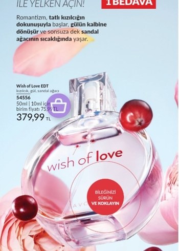 Wish of Love EDT Kadın Parfümü 50 ml