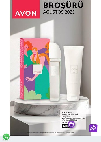 Avon Pur Blanca Kadın Parfüm Seti