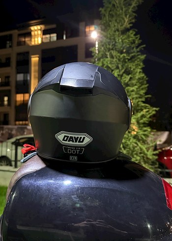 Siyah Motosiklet Kaskı - Görsel 4