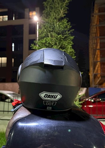 Siyah Motosiklet Kaskı - Görsel 5